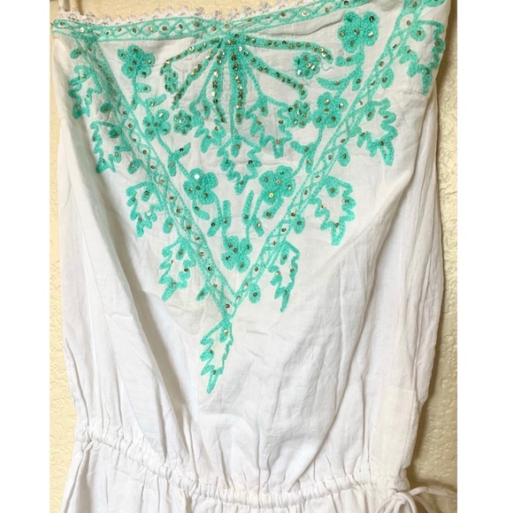 Cynthia Rowley White Strapless Romper - Picture 3 of 5